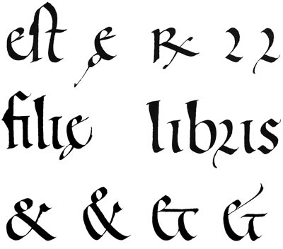 Cours de calligraphie carolingienne